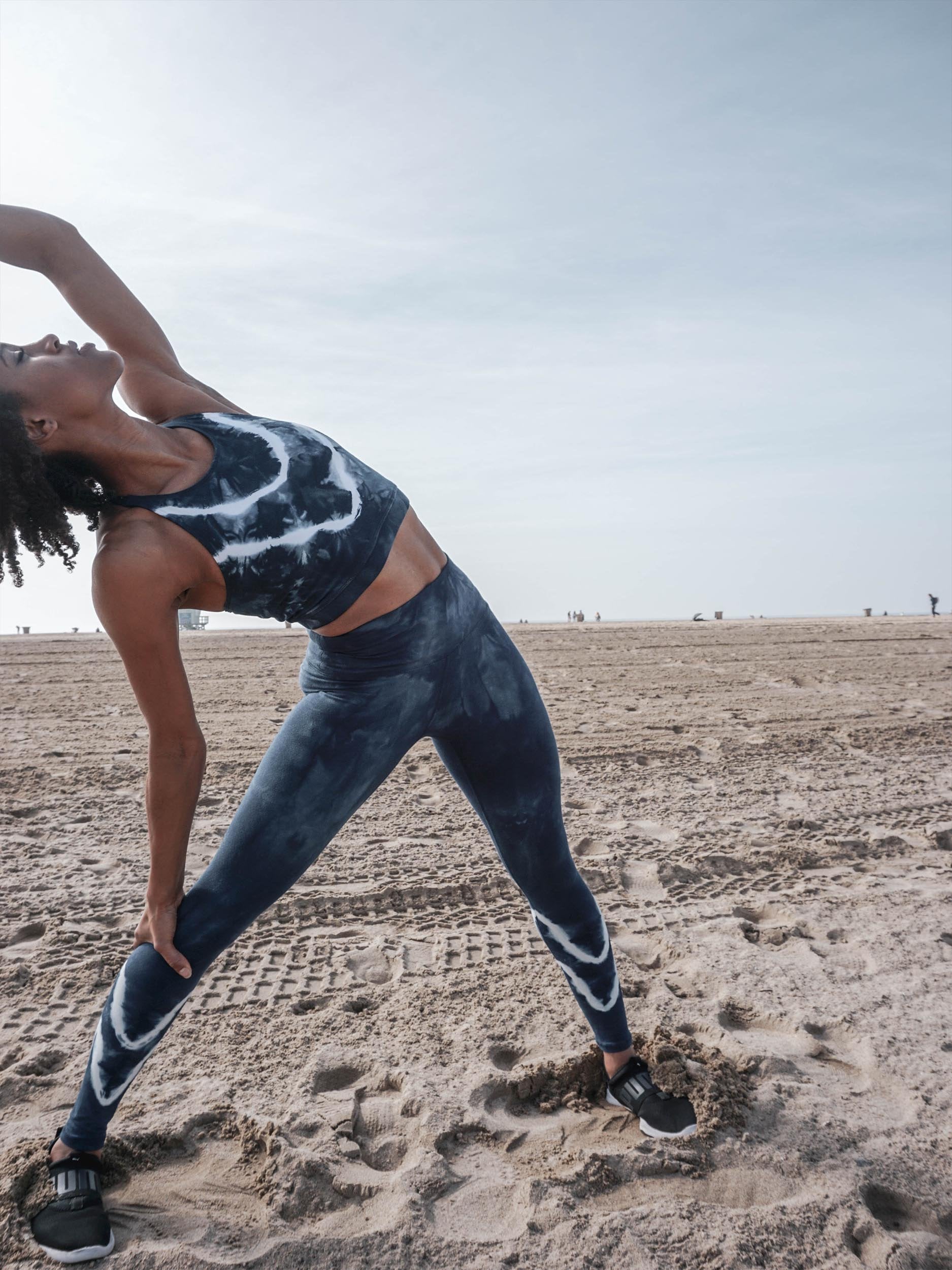 Sunset Leggings - Indigo / Cloud