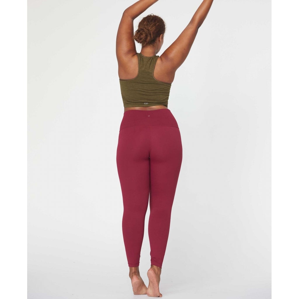 Lunar Luxe Leggings 26" - Persian Red