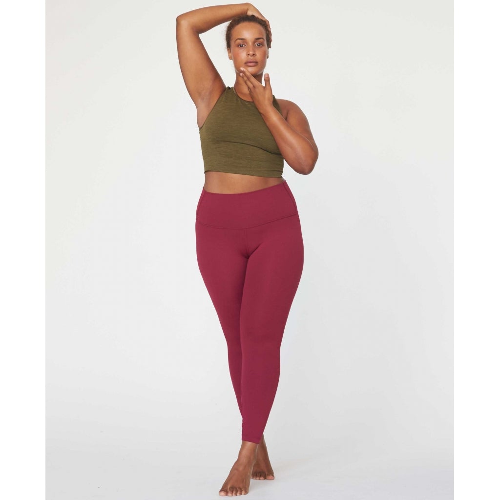 Lunar Luxe Leggings 26" - Persian Red